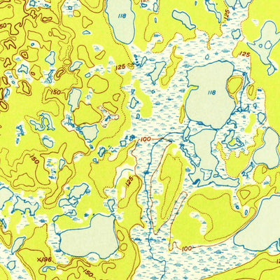 United States Geological Survey Kenai C-3, AK (1952, 63360-Scale) digital map