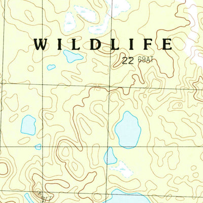 United States Geological Survey Kenai C-3 NE, AK (1986, 25000-Scale) digital map