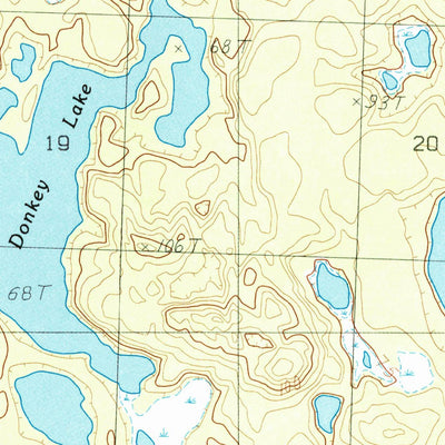 United States Geological Survey Kenai C-3 SE, AK (1986, 25000-Scale) digital map