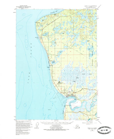 United States Geological Survey Kenai C-4, AK (1951, 63360-Scale) digital map