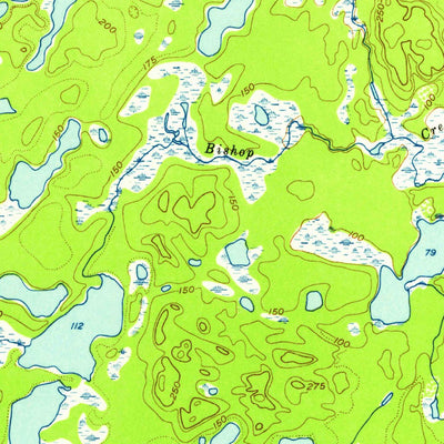 United States Geological Survey Kenai C-4, AK (1952, 63360-Scale) digital map