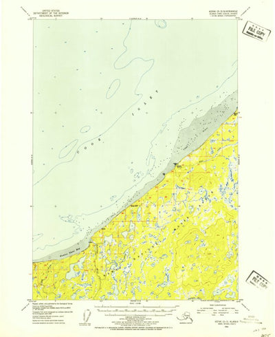 United States Geological Survey Kenai D-3, AK (1952, 63360-Scale) digital map