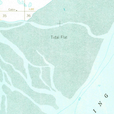 United States Geological Survey Kenai D-5, AK (1958, 63360-Scale) digital map