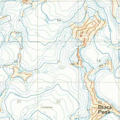United States Geological Survey Kenai D-7, AK (1958, 63360-Scale) digital map