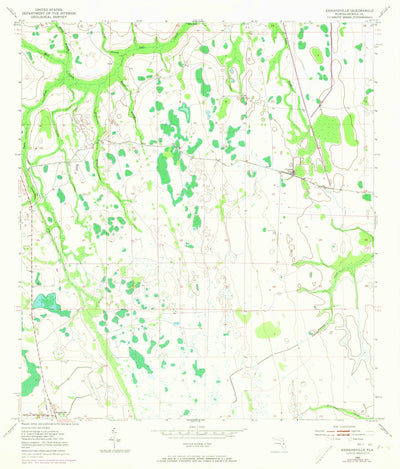 United States Geological Survey Kenansville, FL (1953, 24000-Scale) digital map