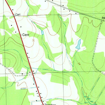 United States Geological Survey Kenansville, NC (1980, 24000-Scale) digital map