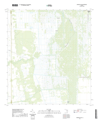 United States Geological Survey Kenansville NE, FL (2021, 24000-Scale) digital map