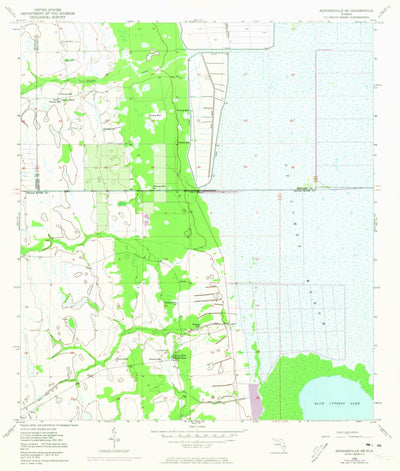United States Geological Survey Kenansville SE, FL (1953, 24000-Scale) digital map