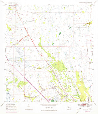 United States Geological Survey Kenansville SW, FL (1953, 24000-Scale) digital map