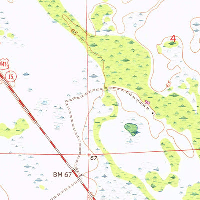 United States Geological Survey Kenansville SW, FL (1953, 24000-Scale) digital map
