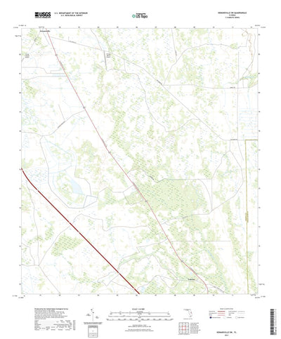 United States Geological Survey Kenansville SW, FL (2021, 24000-Scale) digital map