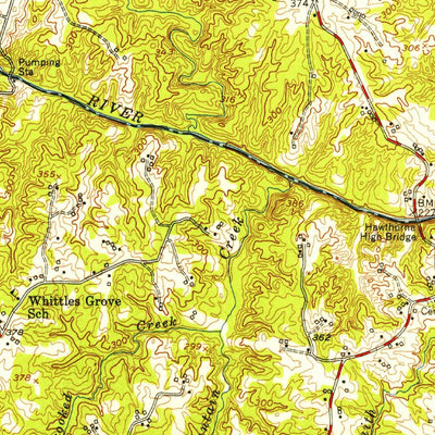 United States Geological Survey Kenbridge, VA (1955, 62500-Scale) digital map