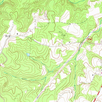 United States Geological Survey Kenbridge West, VA (1966, 24000-Scale) digital map