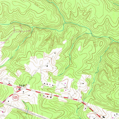 United States Geological Survey Kenbridge West, VA (1966, 24000-Scale) digital map