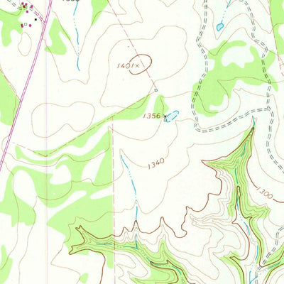 United States Geological Survey Kendalia, TX (1964, 24000-Scale) digital map