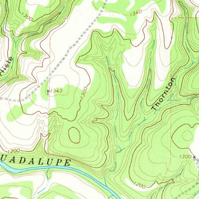 United States Geological Survey Kendalia, TX (1964, 24000-Scale) digital map