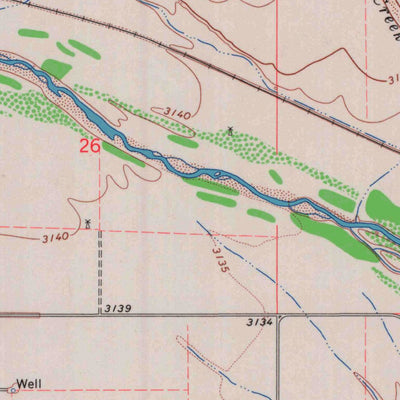 United States Geological Survey Kendall, KS (1966, 24000-Scale) digital map