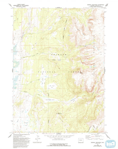 United States Geological Survey Kendall Mountain, WY (1968, 24000-Scale) digital map