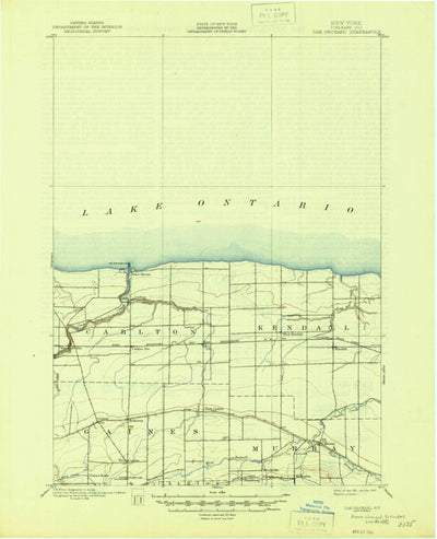 United States Geological Survey Kendall, NY (1897, 62500-Scale) digital map