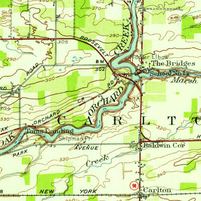 United States Geological Survey Kendall, NY (1949, 62500-Scale) digital map