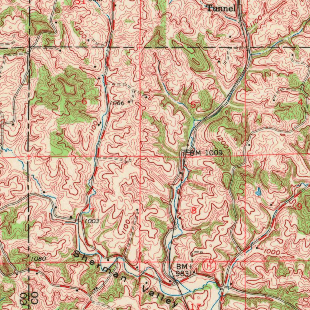 Kendall, WI (1962, 62500-Scale) Map by United States Geological Survey ...