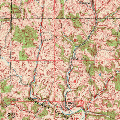 United States Geological Survey Kendall, WI (1962, 62500-Scale) digital map