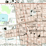 United States Geological Survey Kendallville, IN (1973, 24000-Scale) digital map