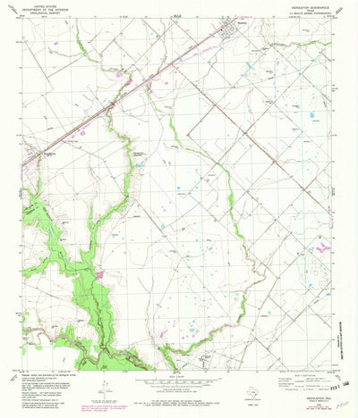 United States Geological Survey Kendleton, TX (1953, 24000-Scale) digital map
