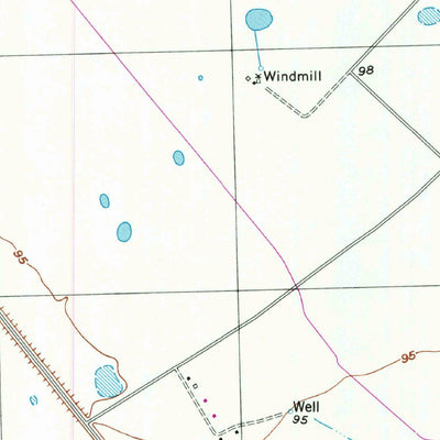 United States Geological Survey Kendleton, TX (1953, 24000-Scale) digital map