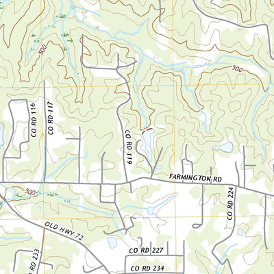 United States Geological Survey Kendrick, MS (2021, 24000-Scale) digital map