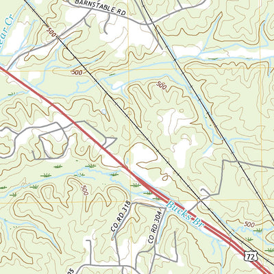 United States Geological Survey Kendrick, MS (2021, 24000-Scale) digital map