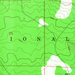 United States Geological Survey Kendrick Peak, AZ (1966, 24000-Scale) digital map