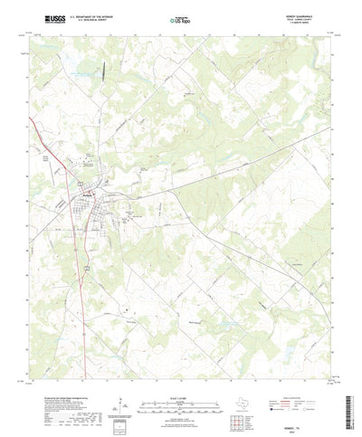 United States Geological Survey Kenedy, TX (2022, 24000-Scale) digital map