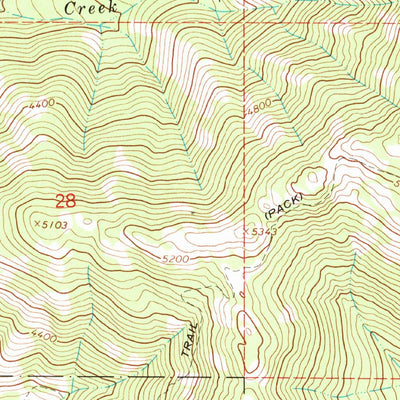 United States Geological Survey Kenelty Mountain, MT (1966, 24000-Scale) digital map