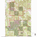 United States Geological Survey Kenelty Mountain, MT (1997, 24000-Scale) digital map