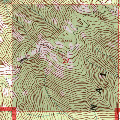 United States Geological Survey Kenelty Mountain, MT (1997, 24000-Scale) digital map
