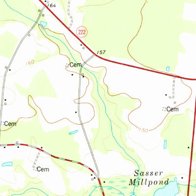 United States Geological Survey Kenly East, NC (1978, 24000-Scale) digital map