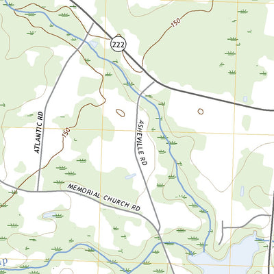 United States Geological Survey Kenly East, NC (2022, 24000-Scale) digital map