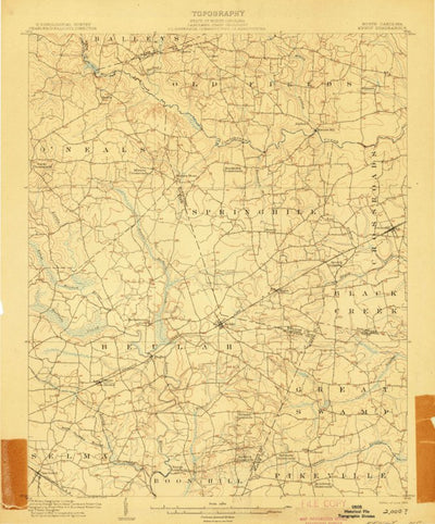 United States Geological Survey Kenly, NC (1903, 62500-Scale) digital map