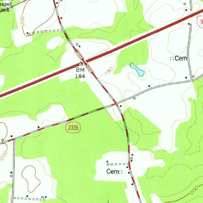 United States Geological Survey Kenly West, NC (1978, 24000-Scale) digital map