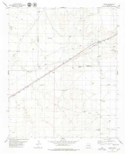 United States Geological Survey Kenna, NM (1979, 24000-Scale) digital map