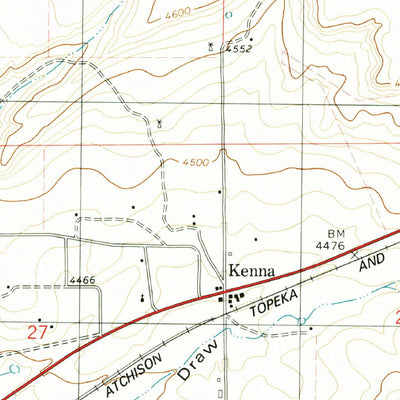 United States Geological Survey Kenna, NM (1979, 24000-Scale) digital map