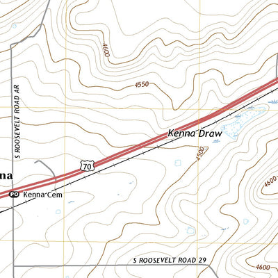United States Geological Survey Kenna, NM (2020, 24000-Scale) digital map