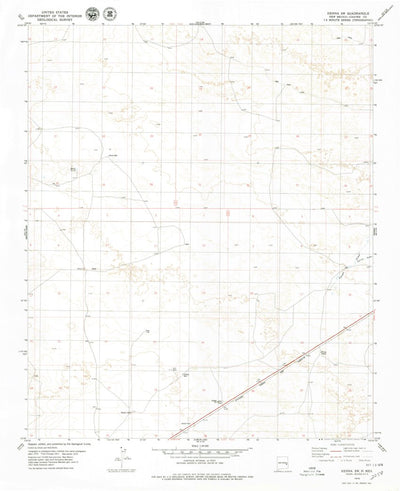 United States Geological Survey Kenna SW, NM (1979, 24000-Scale) digital map