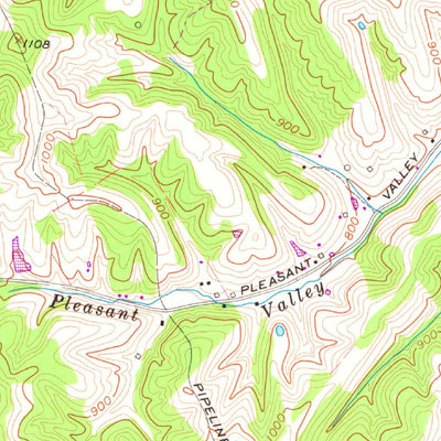United States Geological Survey Kenna, WV (1957, 24000-Scale) digital map