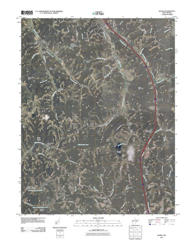 United States Geological Survey Kenna, WV (2011, 24000-Scale) digital map