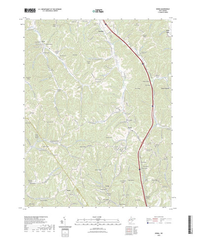 United States Geological Survey Kenna, WV (2023, 24000-Scale) digital map