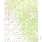 United States Geological Survey Kennaday Peak, WY (1961, 24000-Scale) digital map