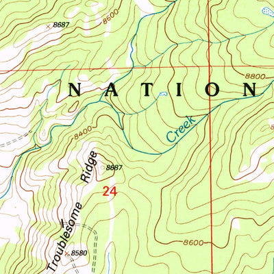 United States Geological Survey Kennaday Peak, WY (1992, 24000-Scale) digital map