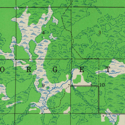 United States Geological Survey Kennan, WI (1941, 48000-Scale) digital map